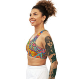Multidimensional Seamless Sports Bra (AOP)