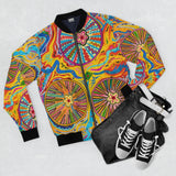 Multidimensional Men's AOP Bomber Jacket