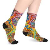 Multidimensional Mid-length Socks