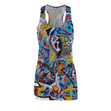 Cascading Grace Women's Cut & Sew Racerback Dress