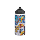 Cascading Grace Stainless Steel Water Bottle, Standard Lid