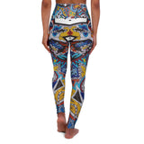 Cascading Grace High Waisted Yoga Leggings
