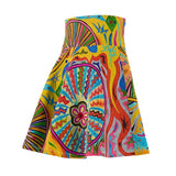 Multidimensional Women's Skater Skirt