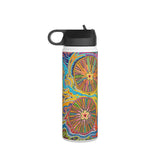 Multidimensional Stainless Steel Water Bottle, Standard Lid