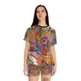 Freedom Women's Short Pajama Set (AOP)