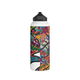 Rainbow Soul Stainless Steel Water Bottle, Standard Lid