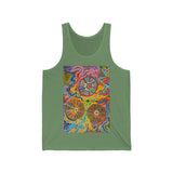 Multidimensional Unisex Jersey Tank