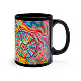 Multidimensional 11oz Black Mug