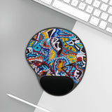 Cascading Grace Mouse Pad With Wrist Rest