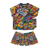 Rainbow Soul Women's Short Pajama Set (AOP)