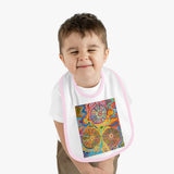 Multidimensional Baby Contrast Trim Jersey Bib