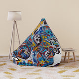 Cascading Grace Bean Bag Chair Cover