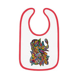 Rainbow Soul Baby Contrast Trim Jersey Bib