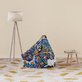 Cascading Grace Bean Bag Chair Cover