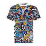 Cascading Grace Men's AOP Cut & Sew Tee