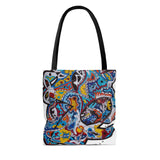 Cascading Grace AOP Tote Bag