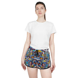 Cascading Grace Women's Relaxed Shorts (AOP)