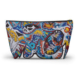Cascading Grace Accessory Pouch w T-bottom