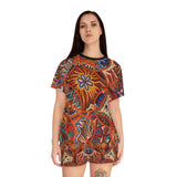 Divine Unity Women's Short Pajama Set (AOP)