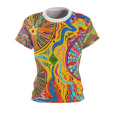 Multidimensional Women's AOP Cut & Sew Tee