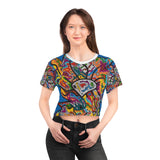 Rainbow Soul AOP Crop Tee