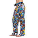 Cascading Grace Women's Pajama Pants (AOP)