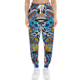 Cascading Grace Unisex Athletic Joggers (AOP)