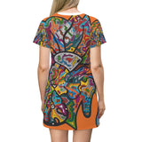 Rainbow Soul All Over Print T-Shirt Dress