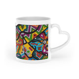 Rainbow Soul Heart-Shaped Mug