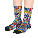 Cascading Grace Mid-length Socks