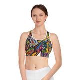 Rainbow Soul Sports Bra (AOP)