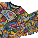 Rainbow Soul Women's Short Pajama Set (AOP)