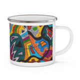 Rainbow Soul 100% Organic Enamel Camping Mug