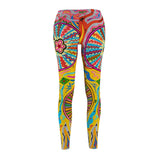 Multidimensional Women's Cut & Sew Casual Leggings