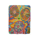 Multidimensional Sherpa Fleece Blanket