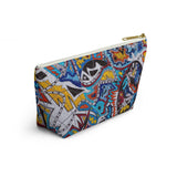 Cascading Grace Accessory Pouch w T-bottom