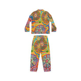 Multidimensional Women's Satin Pajamas (AOP)