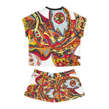 Spirit Dance Women's Short Pajama Set (AOP)