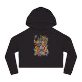Rainbow Soul Women’s Cropped Hooded Sweatshirt