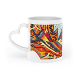 Spirit Dance Heart-Shaped Mug