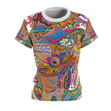 Freedom Women's AOP Cut & Sew Tee