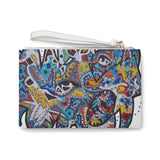 Cascading Grace Clutch Bag
