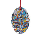 Cascading Grace Wooden Ornaments