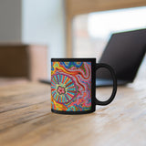 Multidimensional 11oz Black Mug