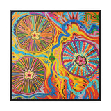 Multidimensional Gallery Canvas Wraps, Square Frame
