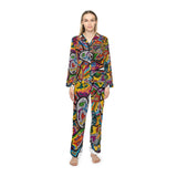 Rainbow Soul Women's Satin Pajamas (AOP)