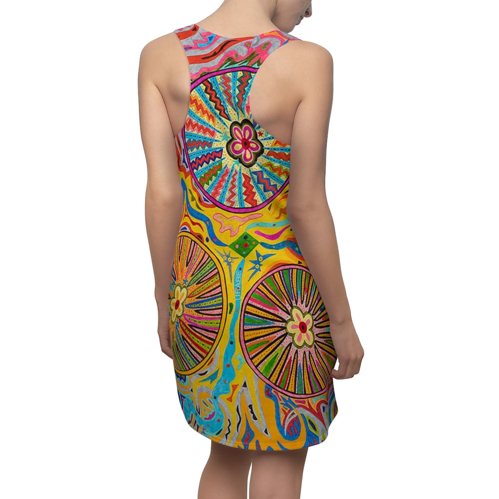 Multidimensional Women's Cut & Sew Racerback Dress