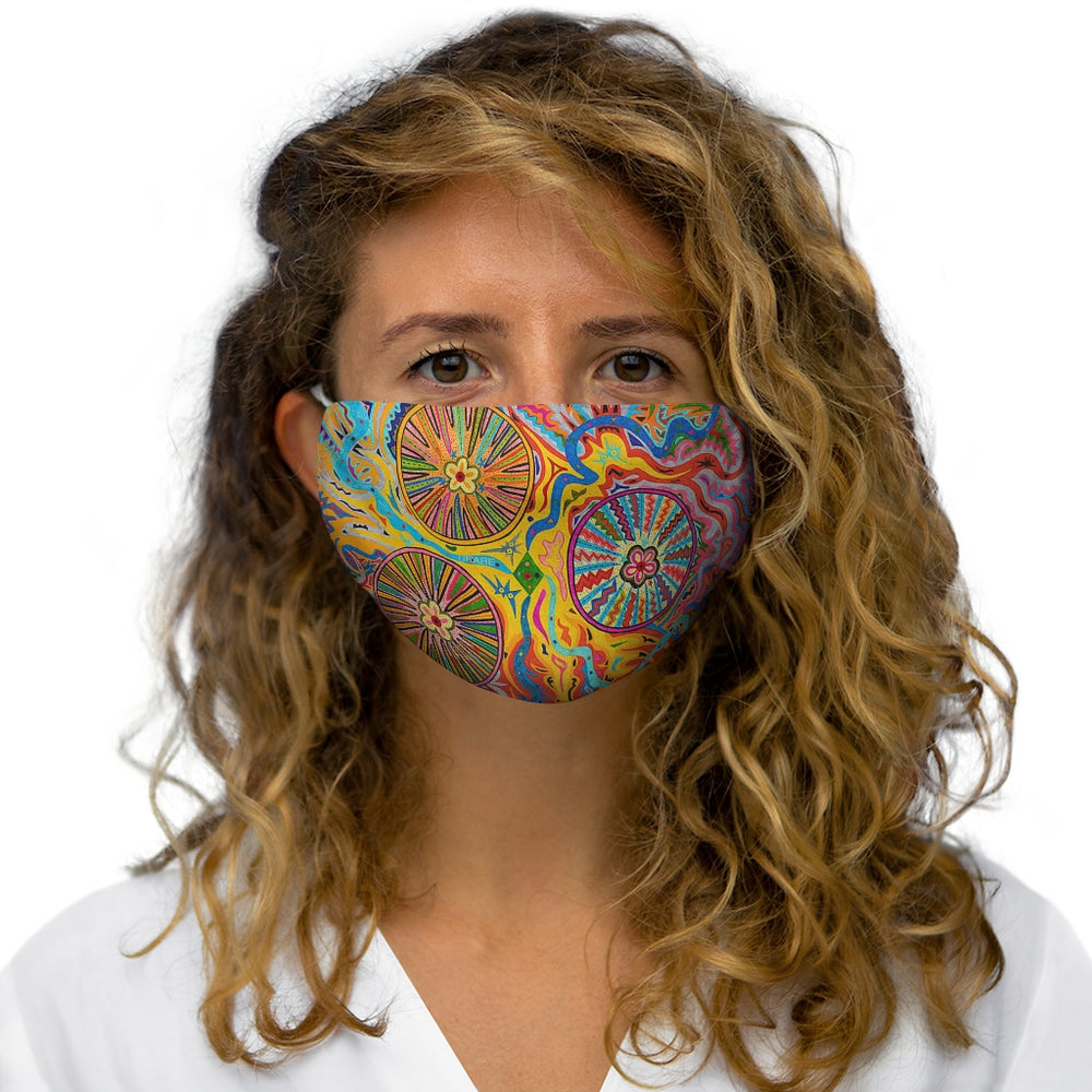 Multidimensional Snug-Fit Polyester Face Mask