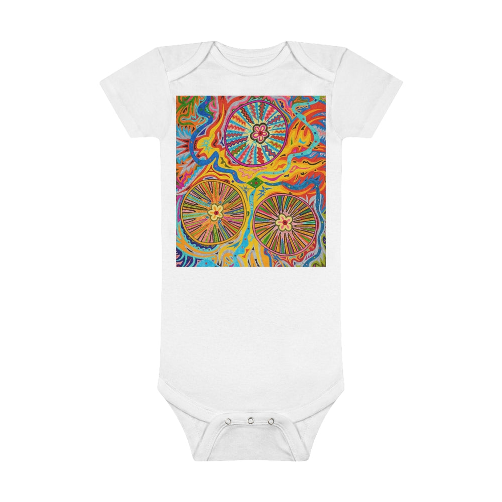 Multidimensional Onesie® Organic Baby Bodysuit