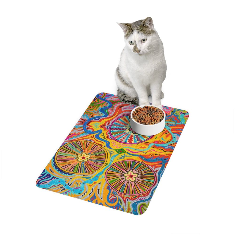 Multidimensional Pet Food Mat (12x18)